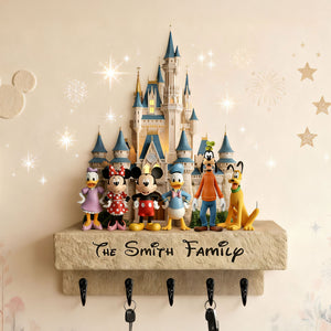 Cute Characters Acrylic Key Hanger - Personalized Gifts For Family 01hyti161225