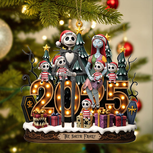 Spooky Family Ornament - Personalized Gifts For Family 05pati050925