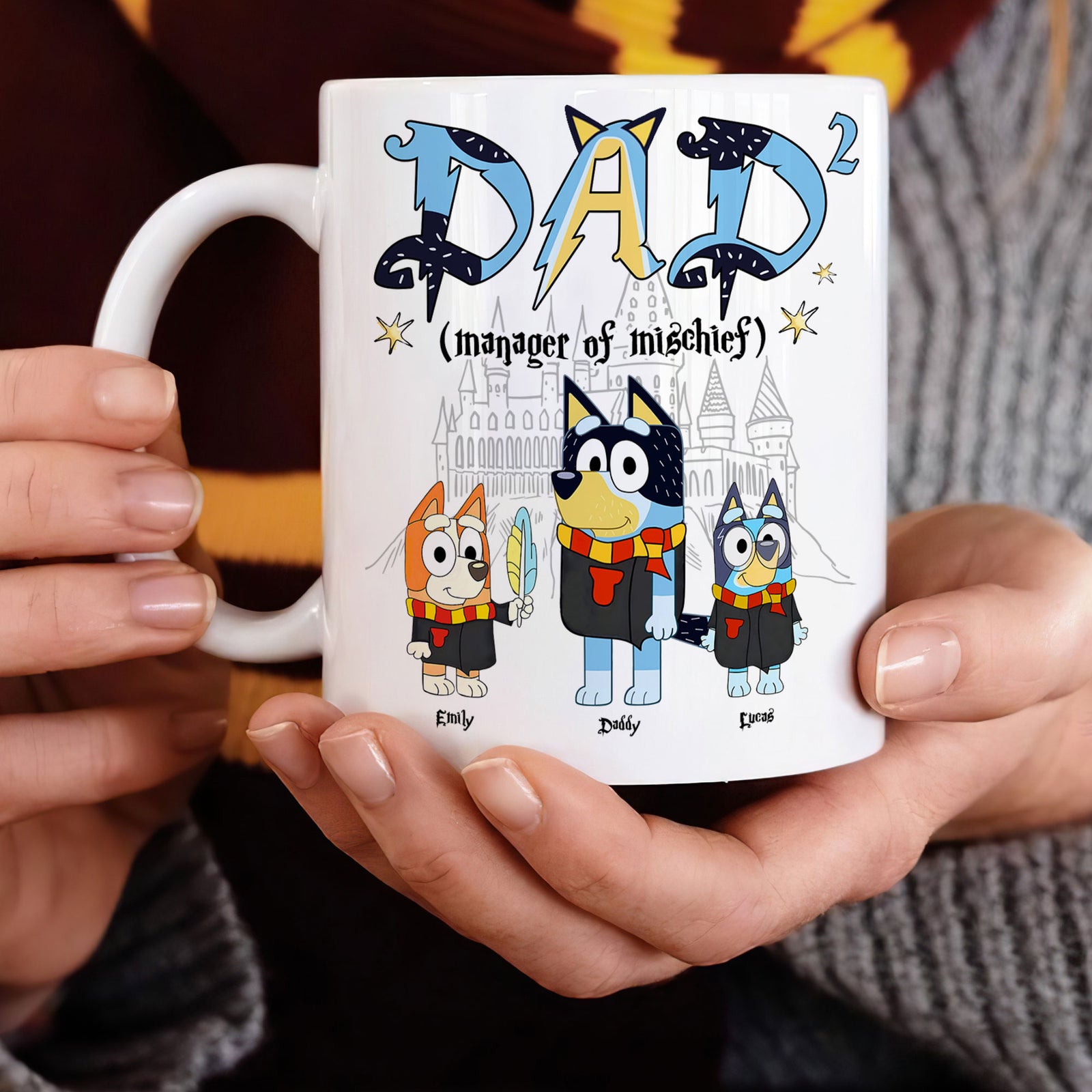 Magic Dad Mug - Personalized Gifts For Dad 022huti260325
