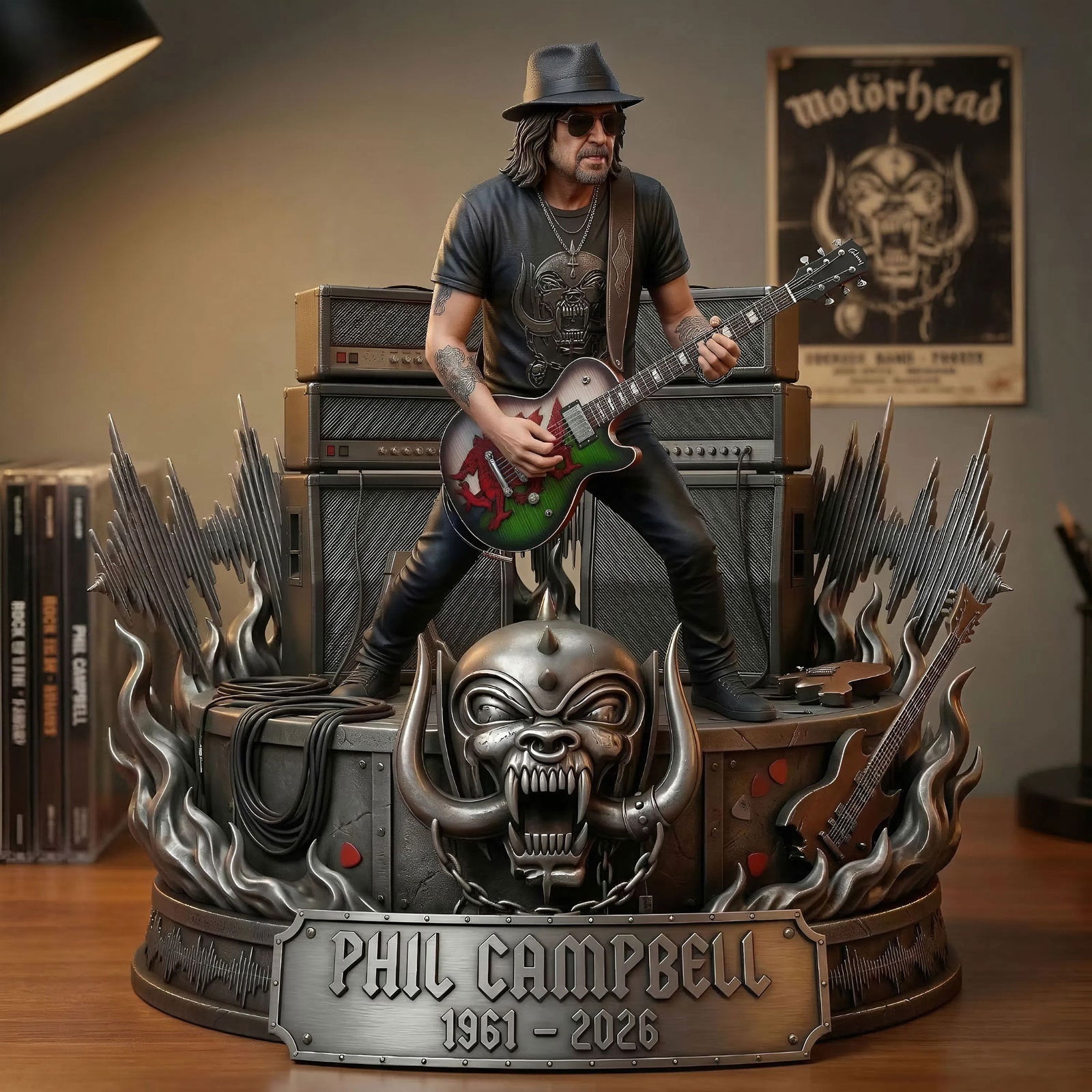 Rock Legend Guitarist Acrylic Plaque - Personalized Gifts For Music Lover Plaque 02NATI170326