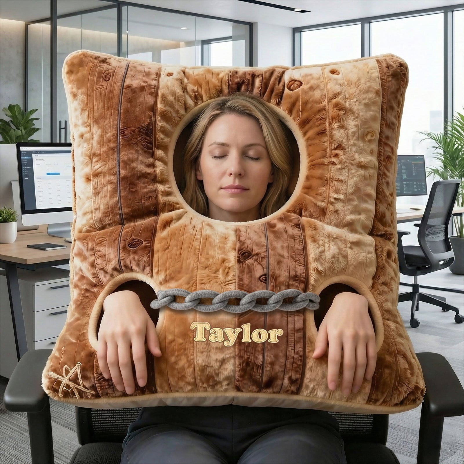Office Worker Fun Pillory Pillow, Personalized Gifts For Coworker 02qhti131225