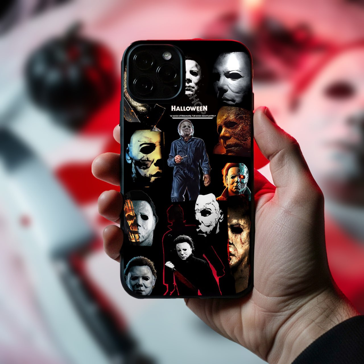 Creepy Slasher Horror Phone Case - Gift For Horror Fans 96laxx180725