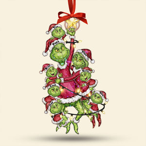 Mischievous Family Tree Ornament, Personalized Gifts For Family 02qhti220925