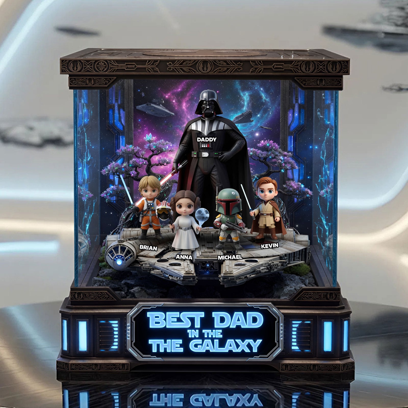 The Greatest Warrior Dad Acrylic Plaque - Personalized Gifts For Dads 05tyti250526