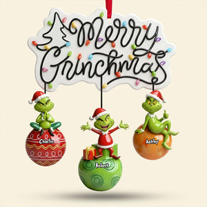 Playfull Hanging Together Ornament, Personalized Christmas Gifts For Family & Friends 02qhti081025