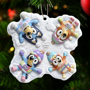 Family Snowflake Ornament - Personalized Gift For Family 01QHTI051125