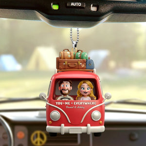 Couple Trip Car Ornament - Personalized Gifts For Couple 04toti081225-Homacus