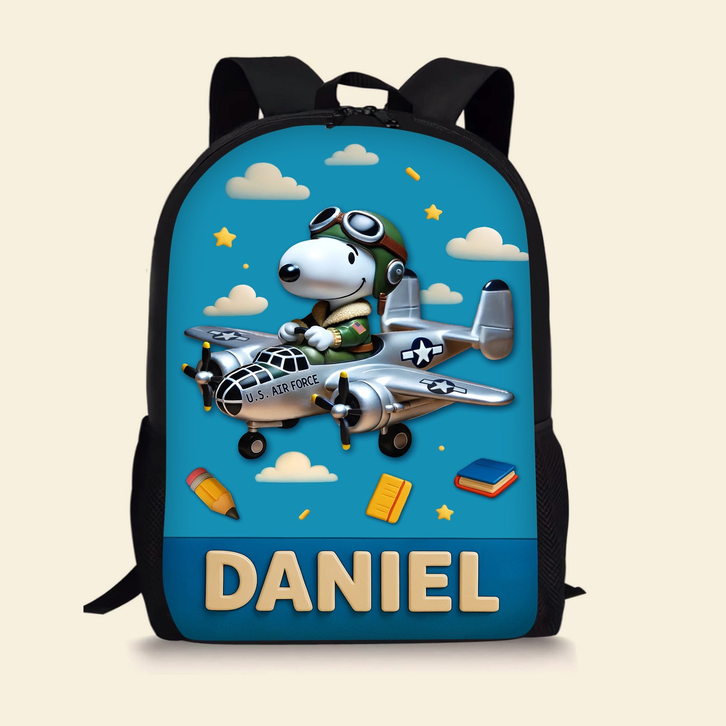 Cute Military School Bag - Personalized Gifts For Kids 02huti040825