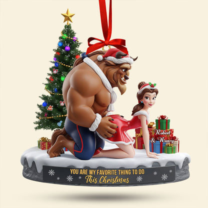 Playful Couple Ornament - Personalized Gifts For Couple 04ohti160925
