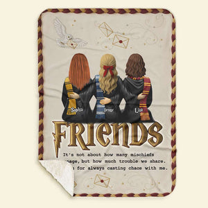 Besties Blanket  - Personalized Gifts For Friends Blanket 05TOTI221025