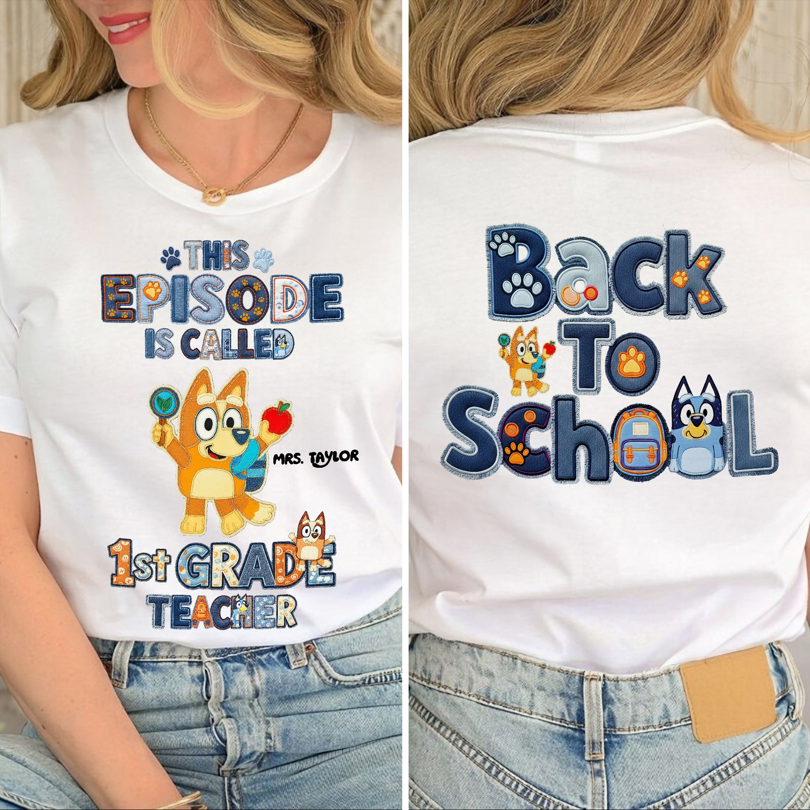 Back To School Shirt - Personalized Gifts For Teacher 02huti010725