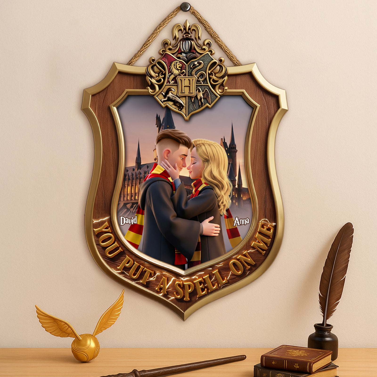 Fantasy Couple Wood Sign - Personalized Gifts For Couple 01ohti310725