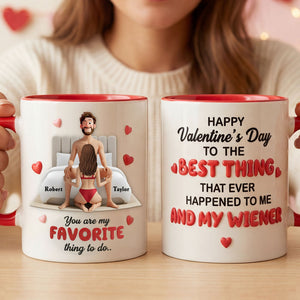 Couple The Best Thing Accent Mug - Personalized Gifts For Couple 02kiti270126