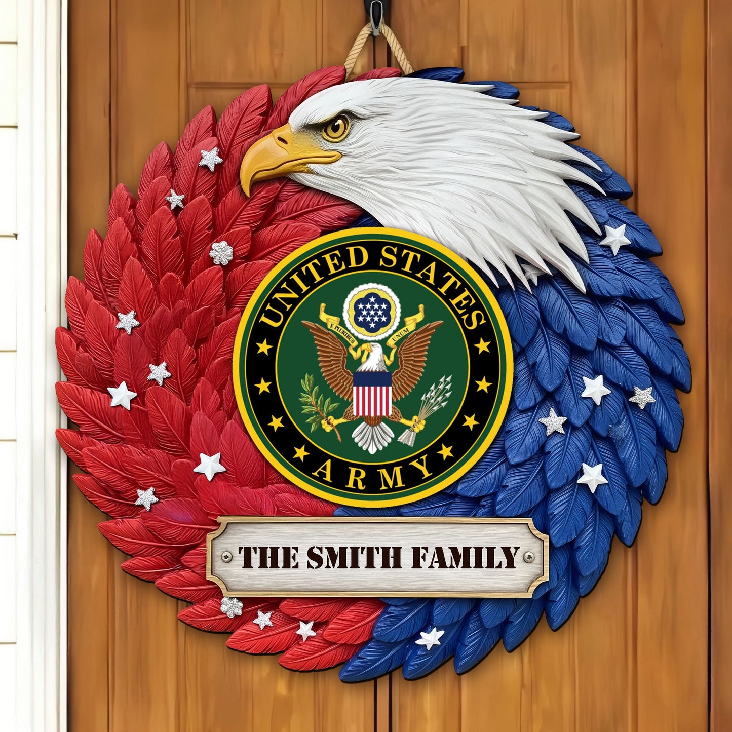 Military Metal Sign - Personalized Gifts For Family 02huti030625