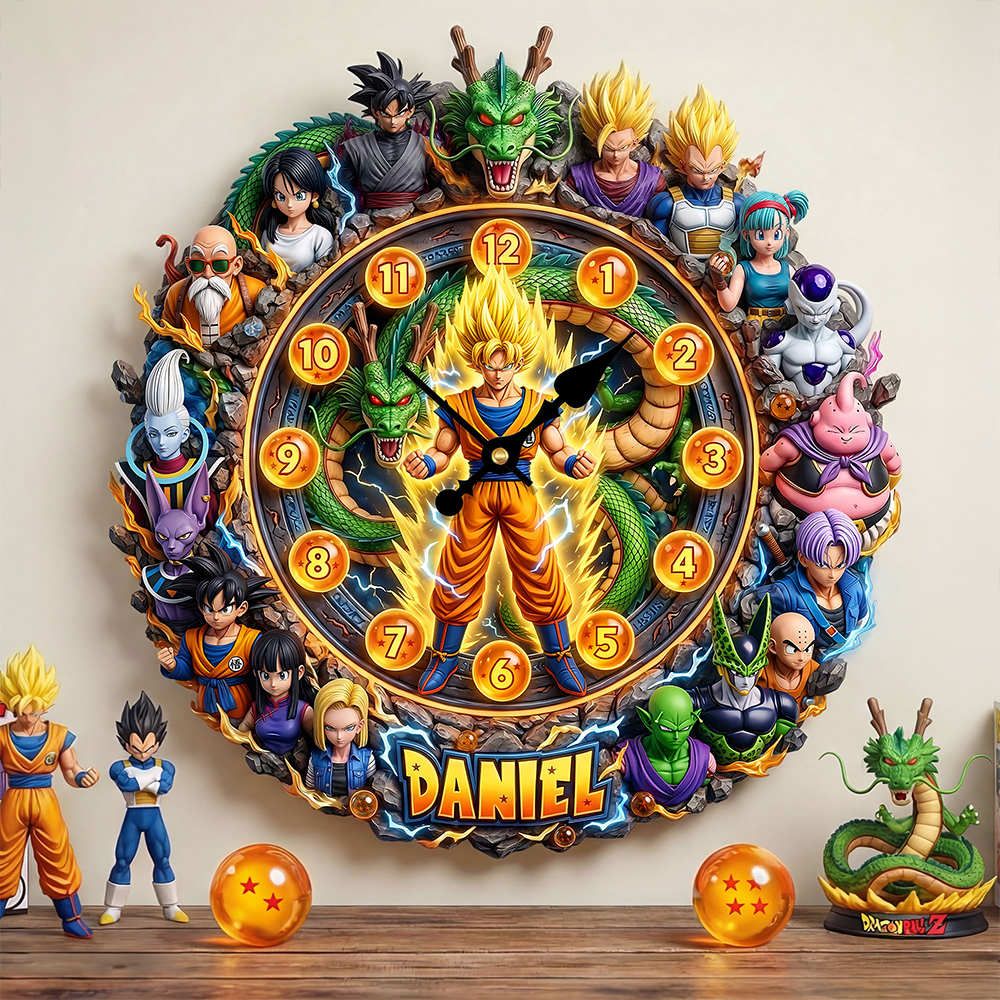 Legendary Acrylic Wall Clock Personalized Gifts 06HUTI050326