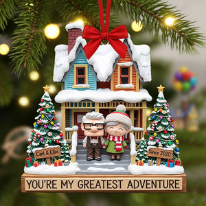 Old Couple Ornament - Personalized Gifts For Couple 06toti190825