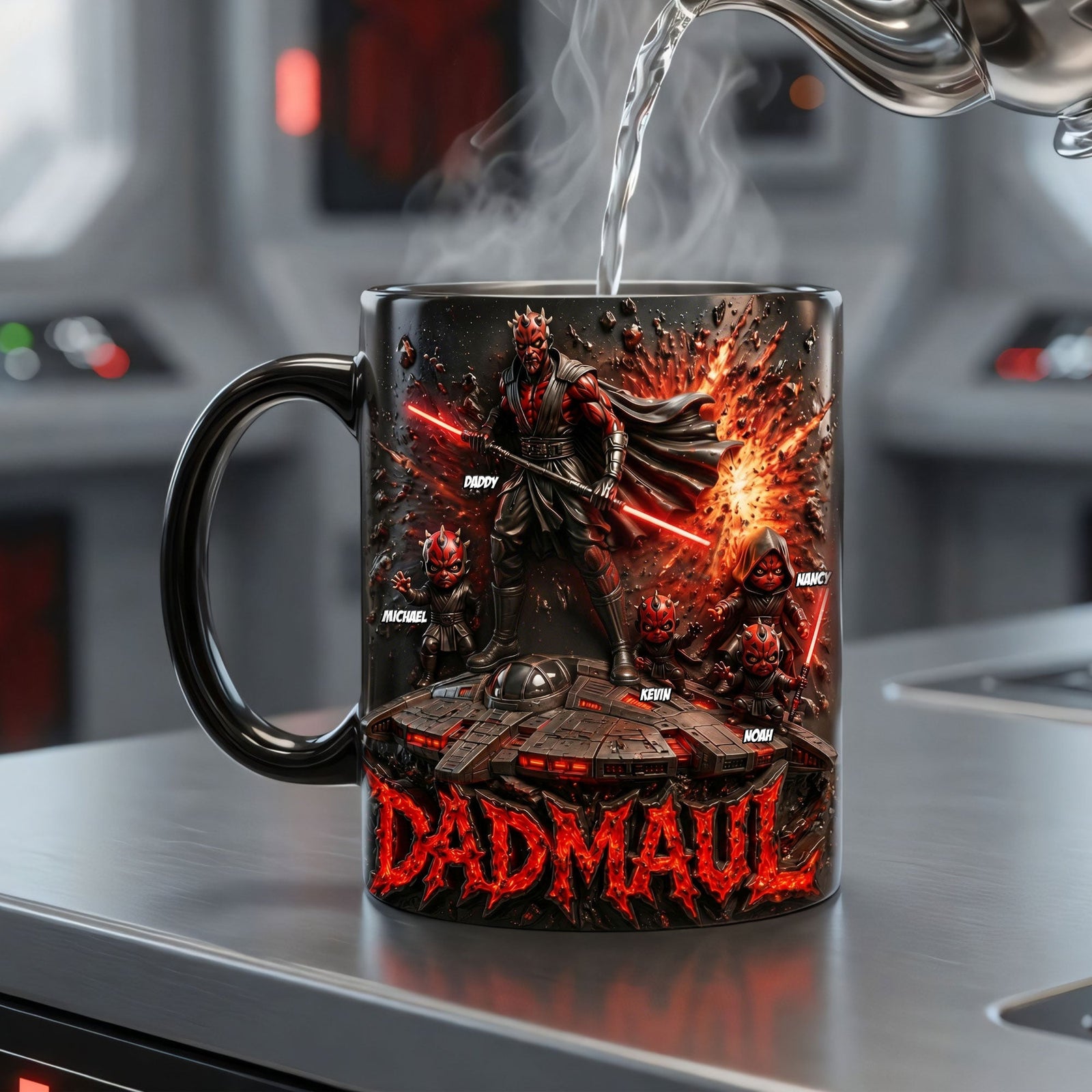 Dad Master Dad Magic Mug, Personalized Gifts For Dad 02qhti180426