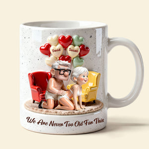 Naughty Old Couple Coffee Mug - Personalized Gift For Couples 04OHTI070126