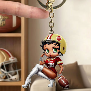 Sport Lover Keychain - Personalized Gifts For Sport Fans Keychain 07HUTI280126
