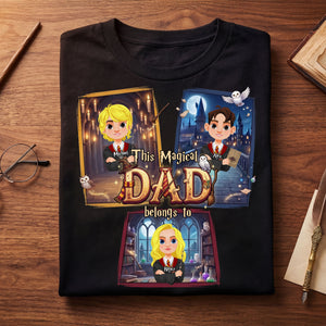 This Magical Dad Belongs To Shirt - Personalized Gifts For Dad 04nati130526