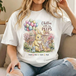 Soft Easter Grandma Rabbit Shirt, Personalized Gifts For Grandma & Mom 03QHTI100326