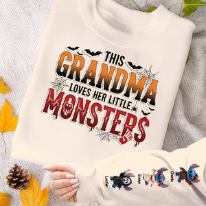 Little Spooky Monster Shirt - Personalized Gifts For Grandma 01pgti140825