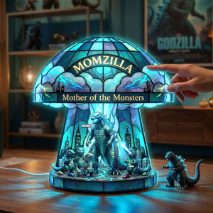 Majestic Monster Mom Acrylic Light Box, Personalized Gift For Mom 02QHTI240226