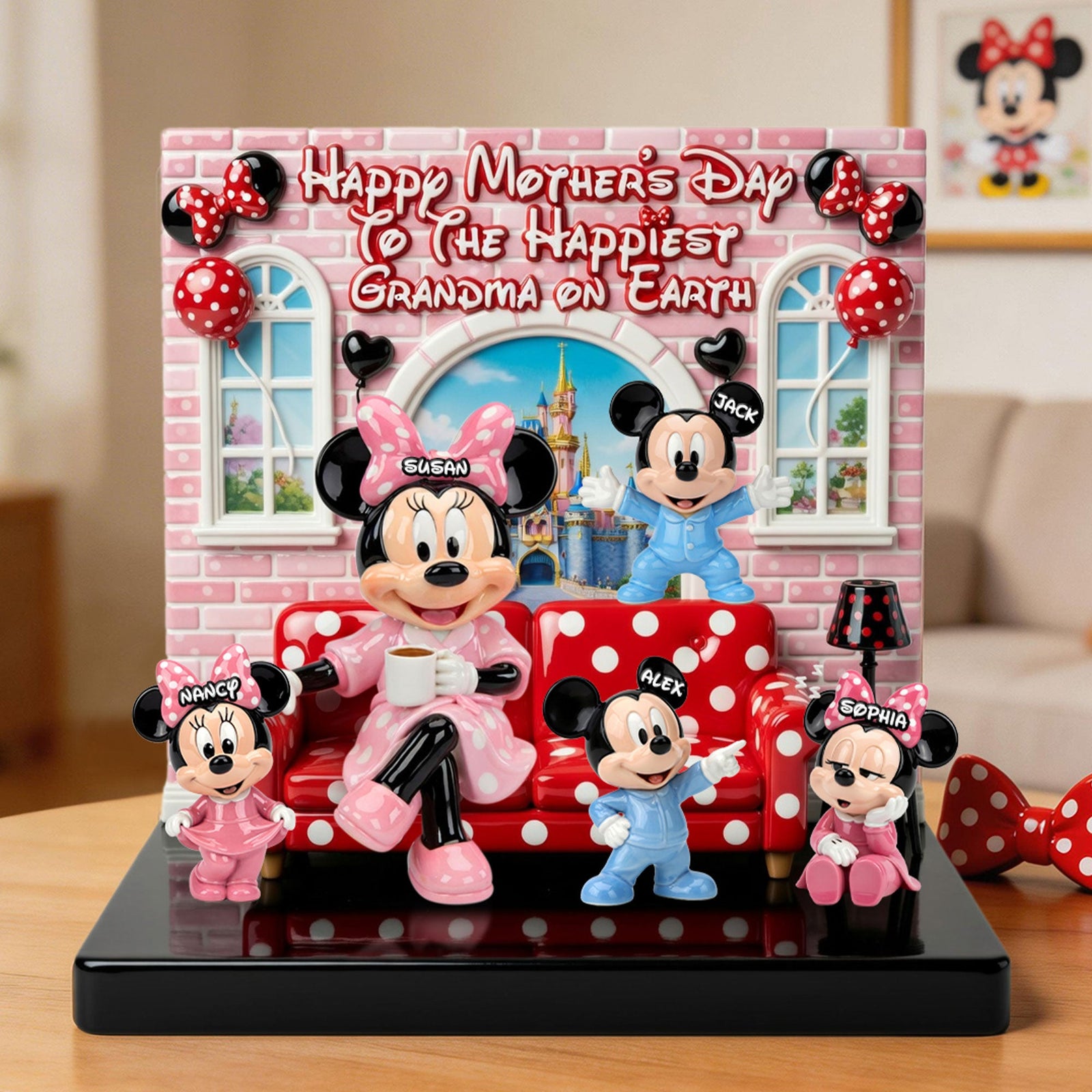 To The Happiest Grandma On Earth Acrylic Plaque - Personalized Gifts For Grandmas 02ohti310326