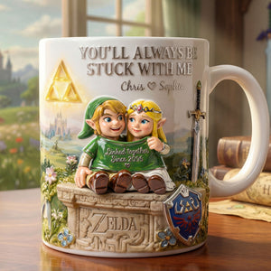 Adventurous Couple In One Shirt Coffee Mug - Personalized Gifts For Couples 04qhti220126