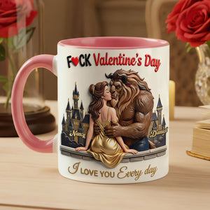 Love You Everyday Coffee Accent Mug - Personalized Gifts For Couple 03nati210126