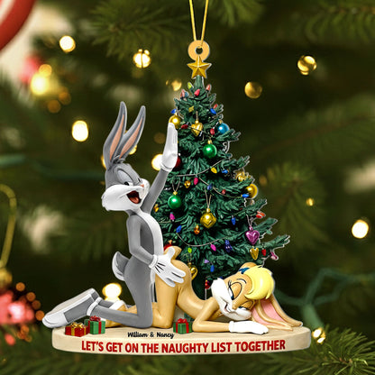 Joyful Couple Christmas Ornament, Personalized Gifts For Couple 04qhti150925