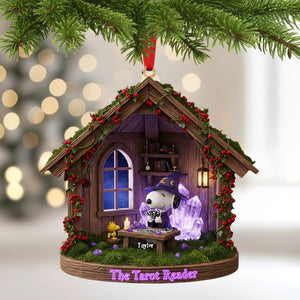 Tarot Reader Ornament - Personalized Gift For Tarot Reader Christmas Ornament 06PATI151025