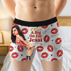Naughty Couple Boxer - Custom Photo Gifts For Him Men's Boxers 02HUTI261225