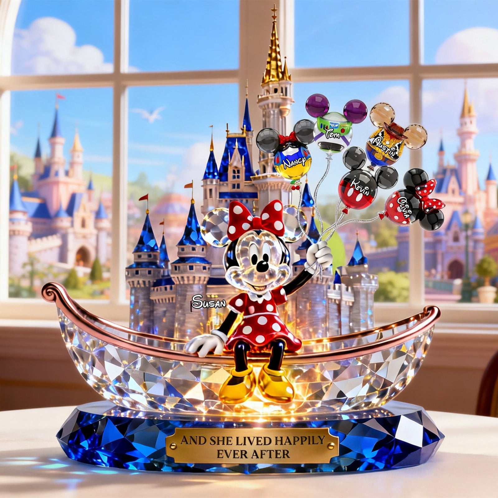 Balloons Of Mom's Love Acrylic Plaque - Personalized Gift For Mom 01OHTI130226-Homacus