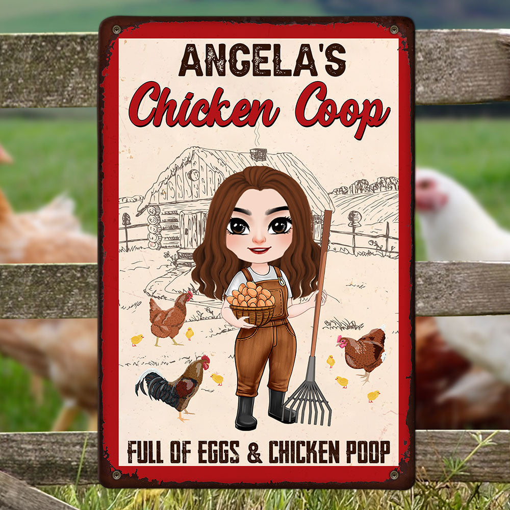 Custom Chicken Coop Signs – Personalized Vintage Signs 03NATI180225HH-Homacus