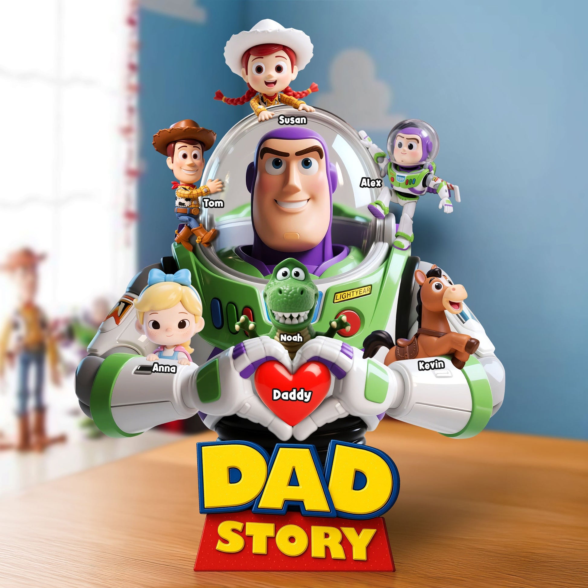 Dad Story Plaque - Personalized Gifts For Dad 04nati200525 - Shaped Plaques - GoDuckee