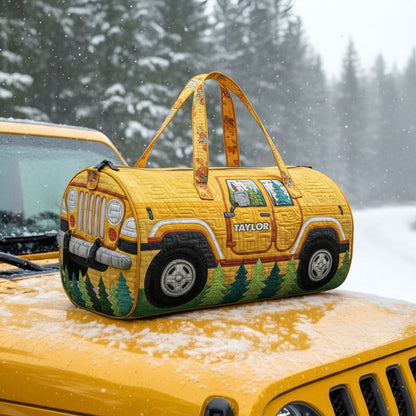 Off-road Vehicle Quilted Duffled Bag, Personalized Gifts For Off-road Lovers 02qhti190925