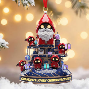 Grandpa's Factory Ornament Personalized Christmas Gifts 08PATI151125
