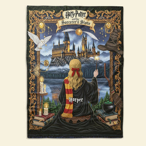 Wizard Blanket  - Personalized Gifts For Magic Lovers 02nati040625