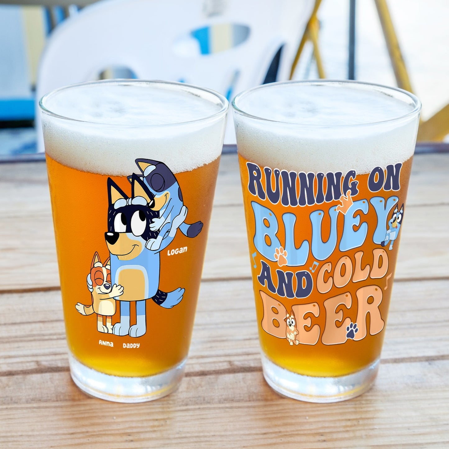 Personalized Gifts For Dad Beer Glass 05TOTI070524-Homacus