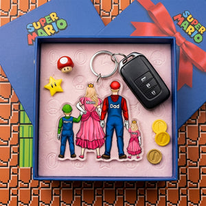 The Love Team Keychain - Personalized Gifts For Family 03qhhu030426