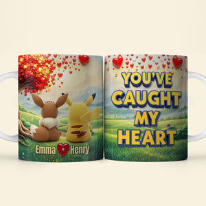 Cute Backview Couple Coffee Mug - Personalized Gifts For Couple 04ohti300725