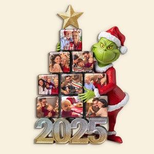 Green Monster Family Fridge Magnet - Custom Photo Gifts For Family Acrylic Fridge Magnet 04PGTI201125