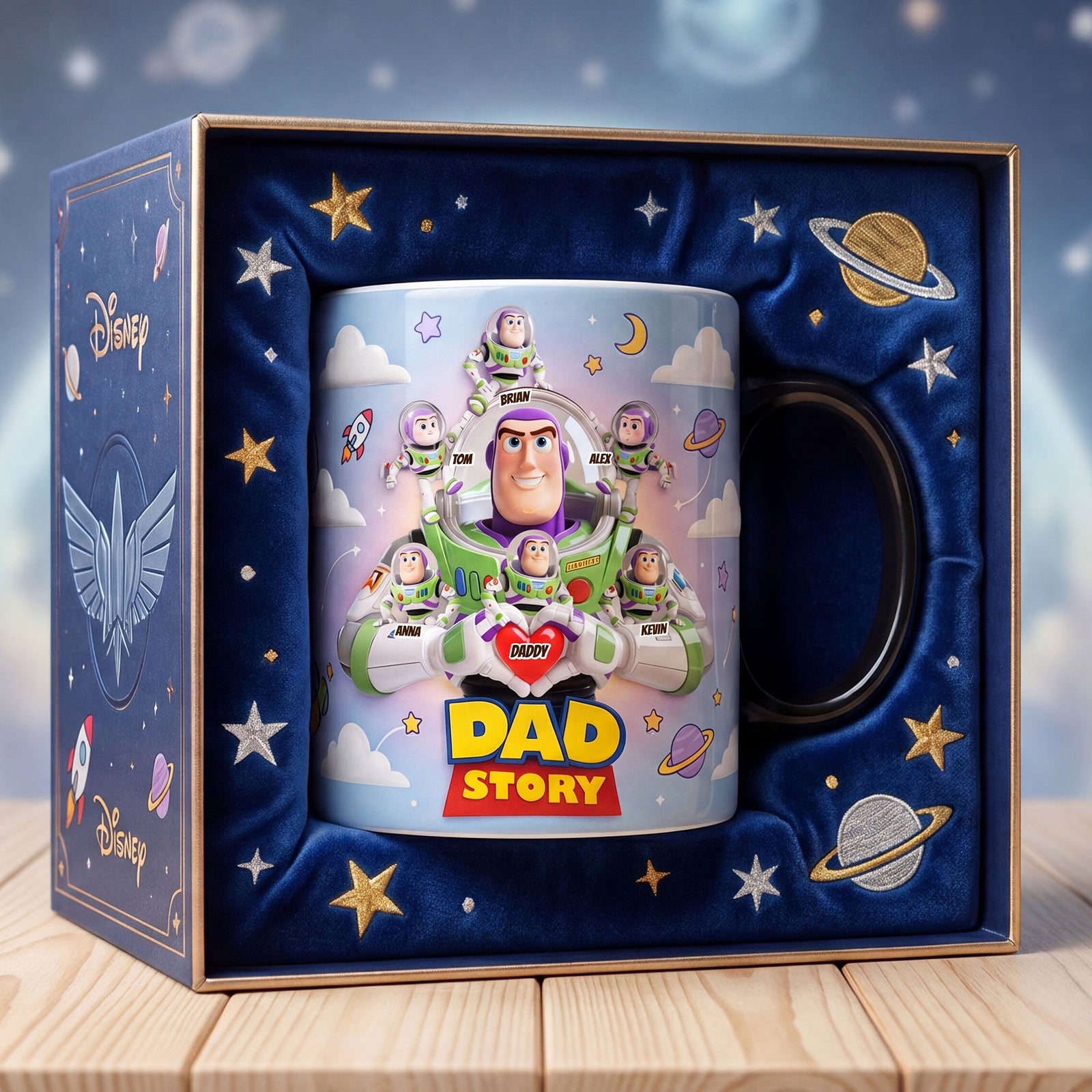 Space Hero Dad Magic Coffee Mug - Personalized Gifts For Dad 05nati300426