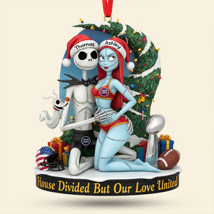 Spooky Couple Ornament - Personalized Gifts For Couple 05huti290925