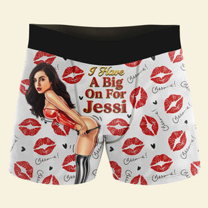 Naughty Couple Boxer - Custom Photo Gifts For Him Men's Boxers 02HUTI261225