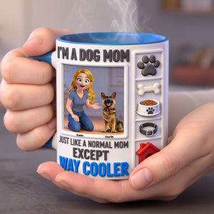 Dog Lover Coffee Accent Mug - Personalized Gifts For Dog Mom Coffee Mug 02KITI040226