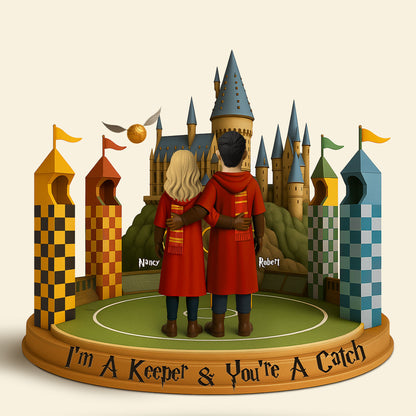 Wizard Couple Plaque - Personalized Gifts For Couple 01nati230525