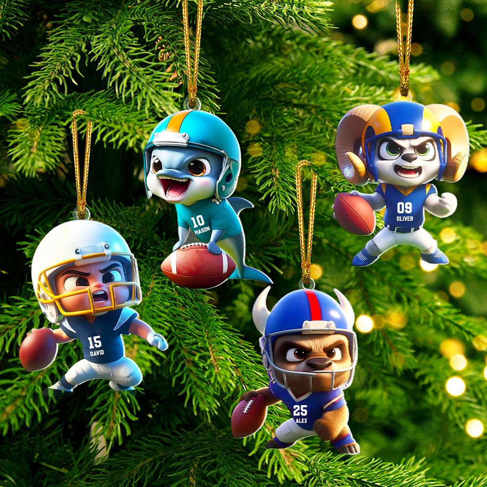 Personalized Gifts For Football Lovers Christmas Ornament 01HUMH221124