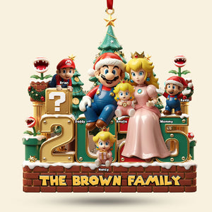 Family 2025 Ornament - Personalized Gift For Family Christmas Ornament 05PATI061125